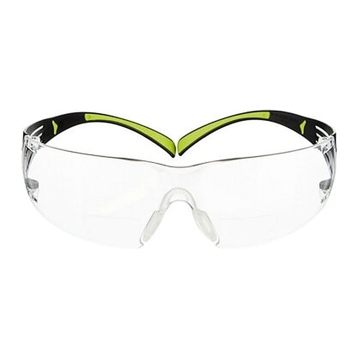 3M Schutzbrille SecureFit™ 425 Dioptrien +2,5 lime, schwarz, 1 St.