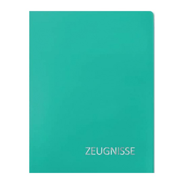 ROTH Zeugnismappe DIN A4, 20 Hüllen türkis, 1 St.