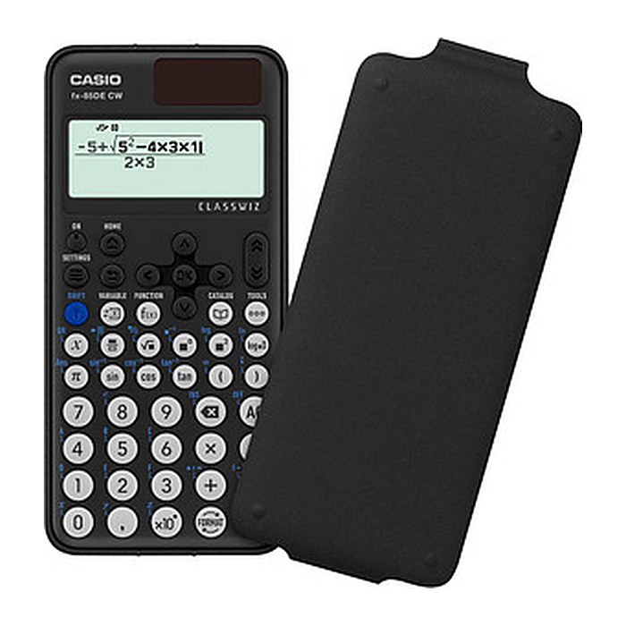 CASIO FX-85DE CW Wissenschaftlicher Taschenrechner schwarz
