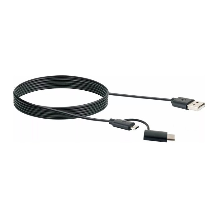 Schwaiger USB-Kabel 3.1 C auf 2.0 Micro B 1m geschirmt