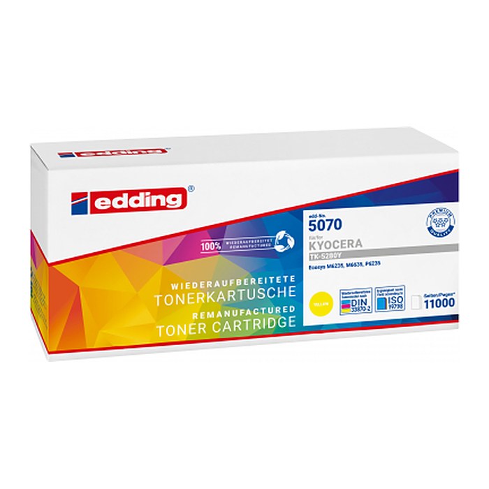 edding  gelb Toner kompatibel zu KYOCERA TK-5230Y
