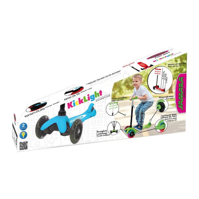 Jamara KickLight Scooter blau