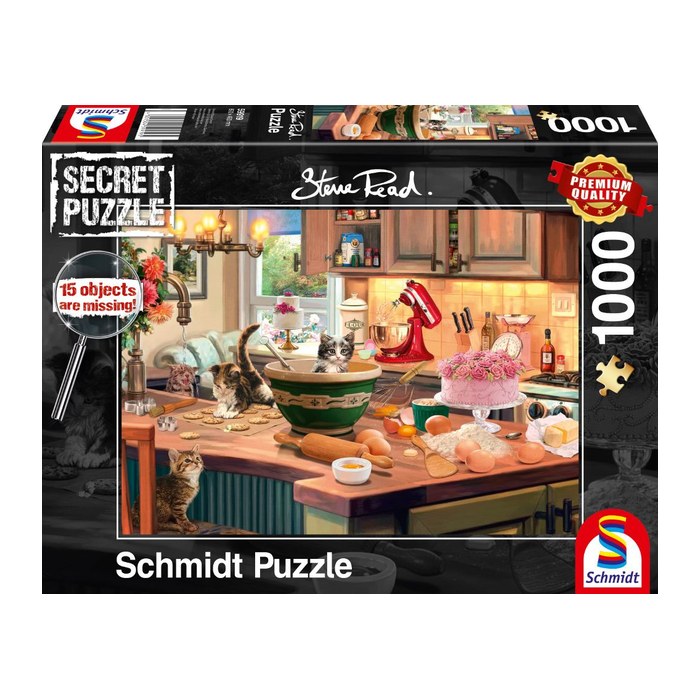 Schmidt Secret Puzzle Am Küchentisch Puzzle, 1000 Teile