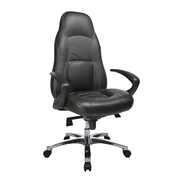 Topstar Chefsessel RS1, RS90F AD0 Leder schwarz, Gestell alu