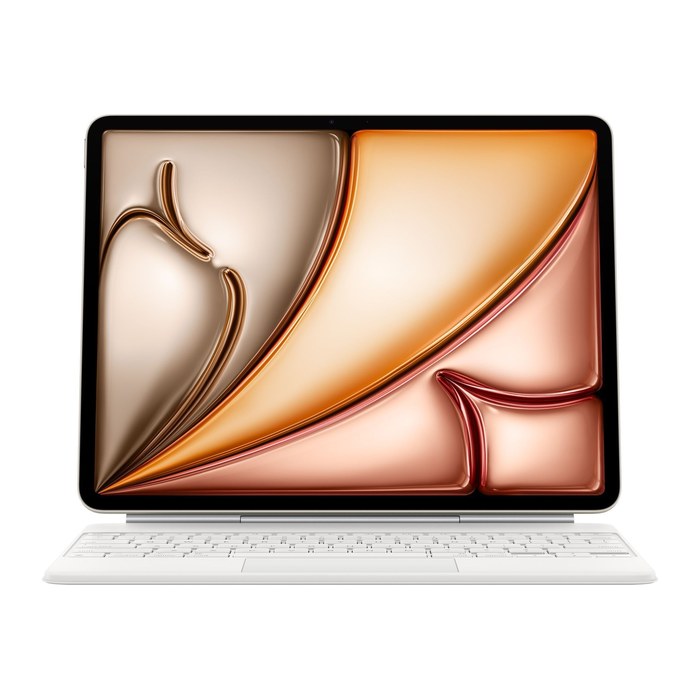 Apple Magic Keyboard Tablet-Tastatur weiß geeignet für Apple iPad Air 13" (M2), Apple iPad Air 13" (M3)