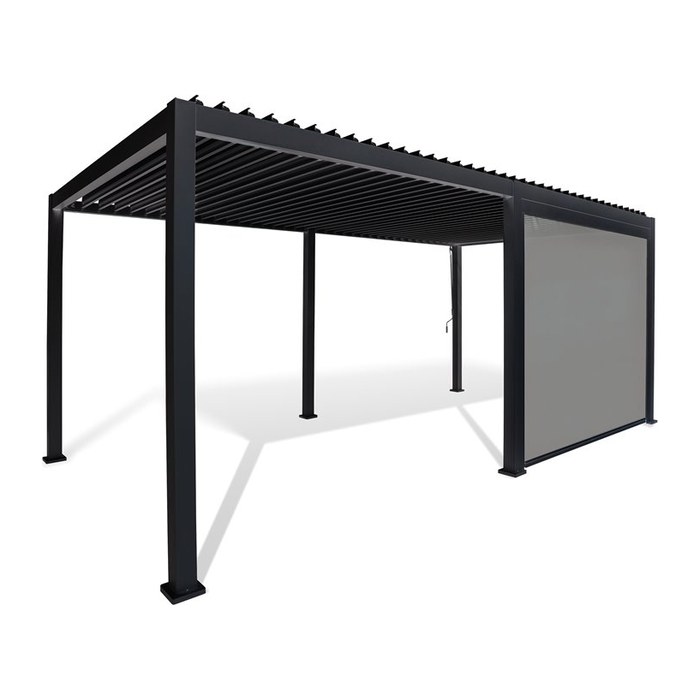 barths Seitenrollo für Terrassenüberdachung Cadiz anthrazit 300,0 x 240,0 cm