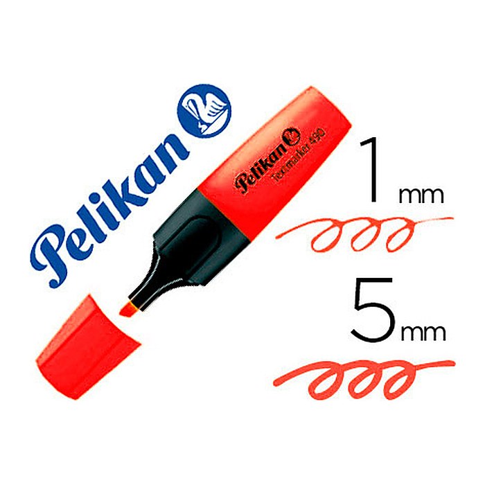 Pelikan 490 Textmarker rot, 1 St.