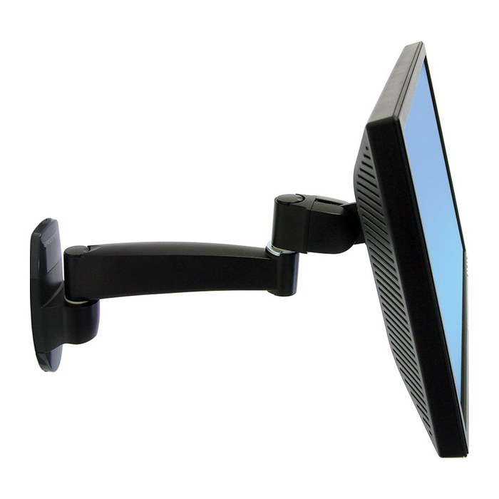 ergotron Monitor-Halterung 200 Series 45-233-200 schwarz für 1 Monitor, Wandhalterung