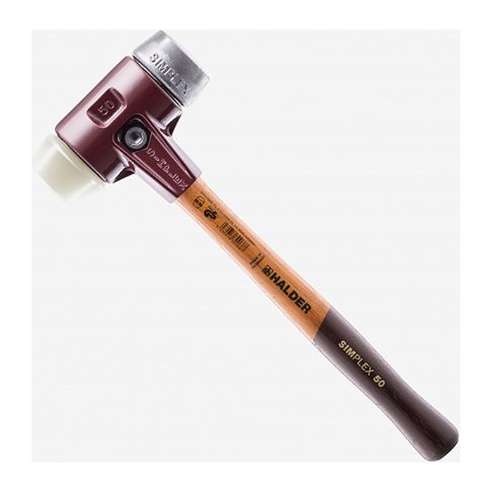 HALDER SIMPLEX Schonhammer Ø 40 mm Kopf: Nylon, Weichmetall