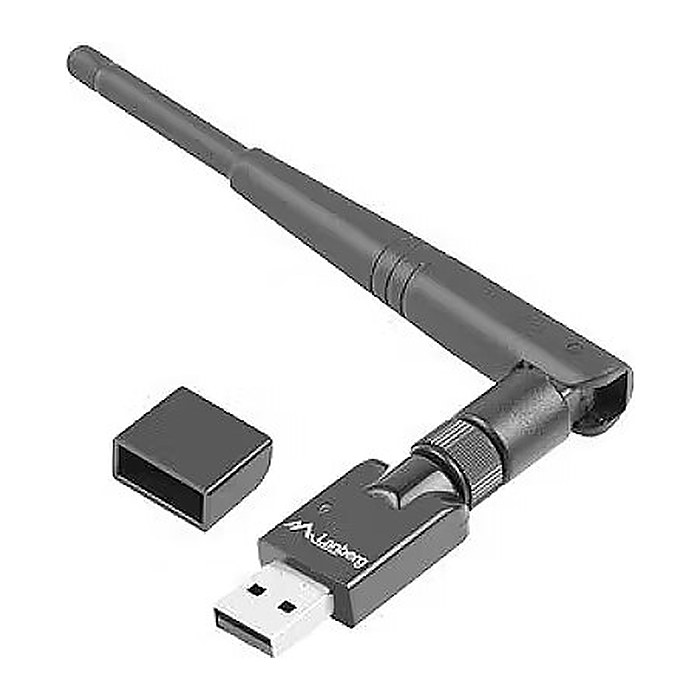 LANBERG drahtlose Netzwerkkarte N150 USB 1x externe Antenne