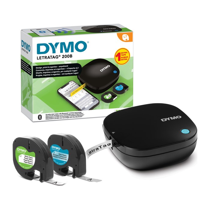 DYMO LetraTag LT-200B Bluetooth schwarz inkl 2 Bänder Gratis