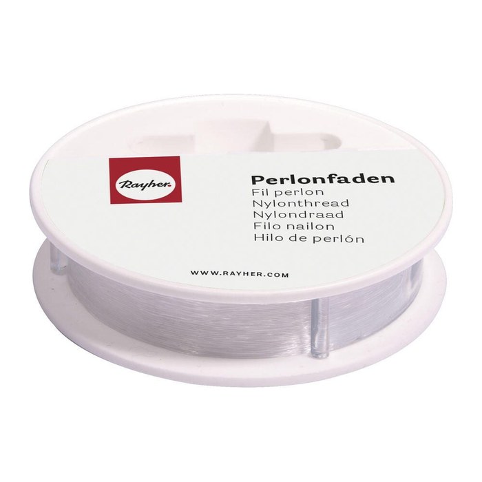 Rayher Nylonfaden glatt transparent 0,35 mm x 50,0 m