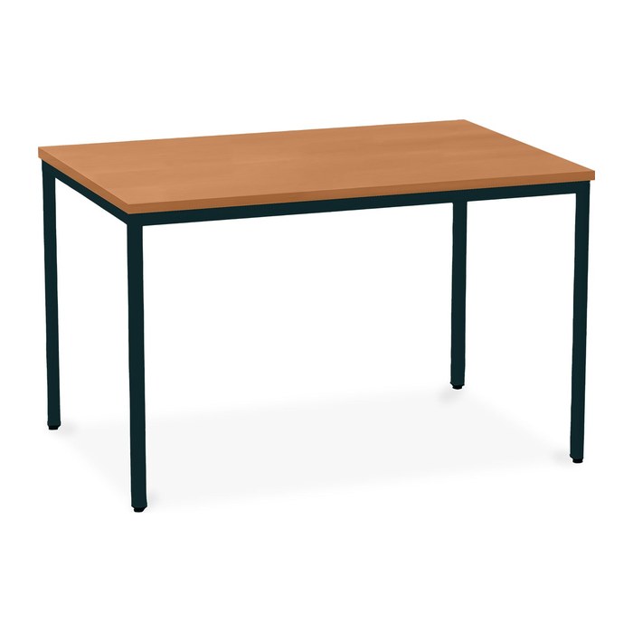 Besprechungstisch in verschiedenen Größen – G: Tiefschwarz (1200 x 800 x 750 mm)