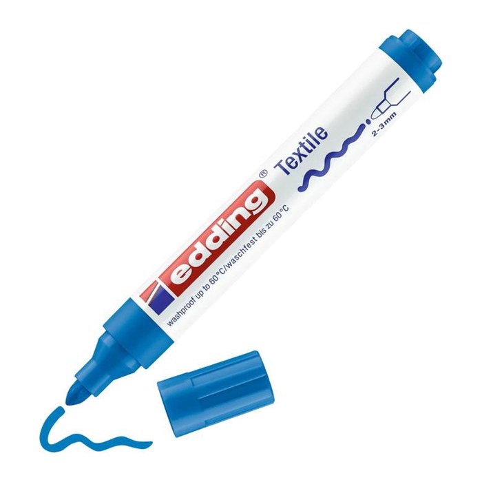 edding 4500 Textilmarker blau 2,0 - 3,0 mm, 1 St.