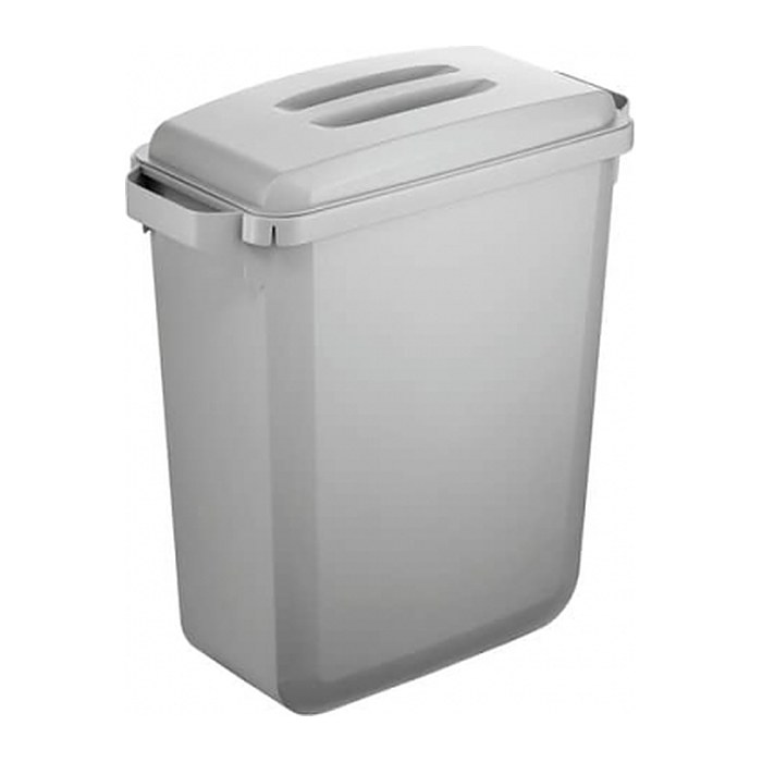 DURABLE DURABIN® ECO Mülleimer 60,0 l grau, 1 St.