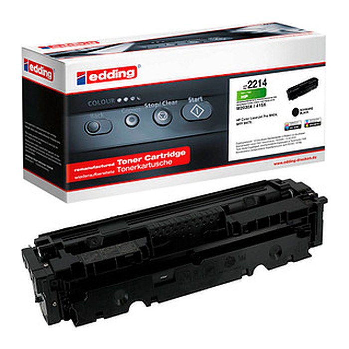 edding EDD-2214 schwarz Toner kompatibel zu HP 415X (W2030X)