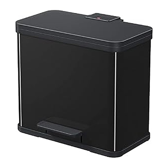 Hailo Öko Duo Plus L Mülleimer 17,0 + 9,0 l schwarz, 1 St.