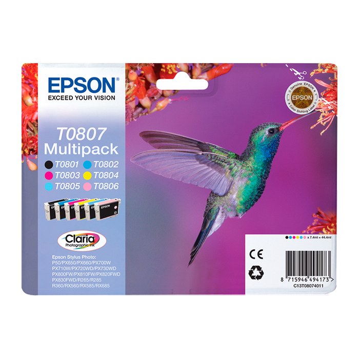 EPSON T0806 (Kolibri) light magenta Druckerpatrone