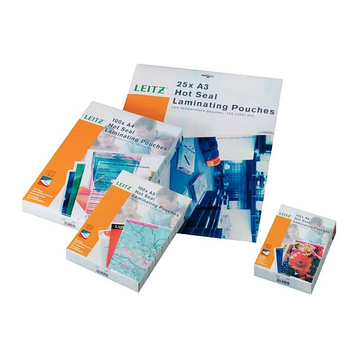 LEITZ Laminierfolien glänzend für A4 125 micron, 25 St.