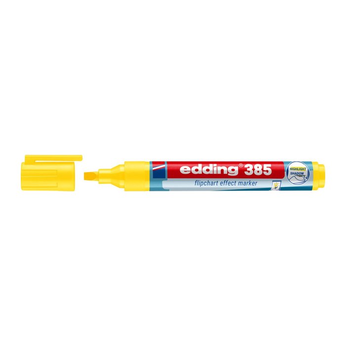 edding 385 Flipchart-Marker gelb 1,0 - 5,0 mm, 1 St.