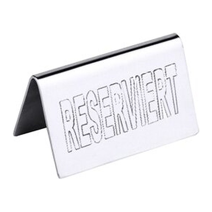 contacto RESERVIERT Tischnummern, 1 St.