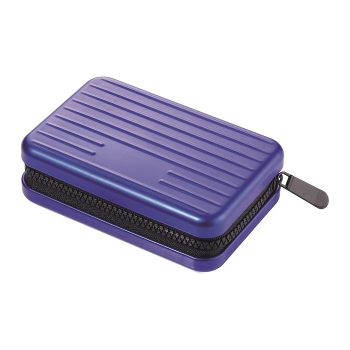 TROIKA® Kreditkartenetui KARTENKOFFER blau 7,0 x 10,5 cm, 1 St.