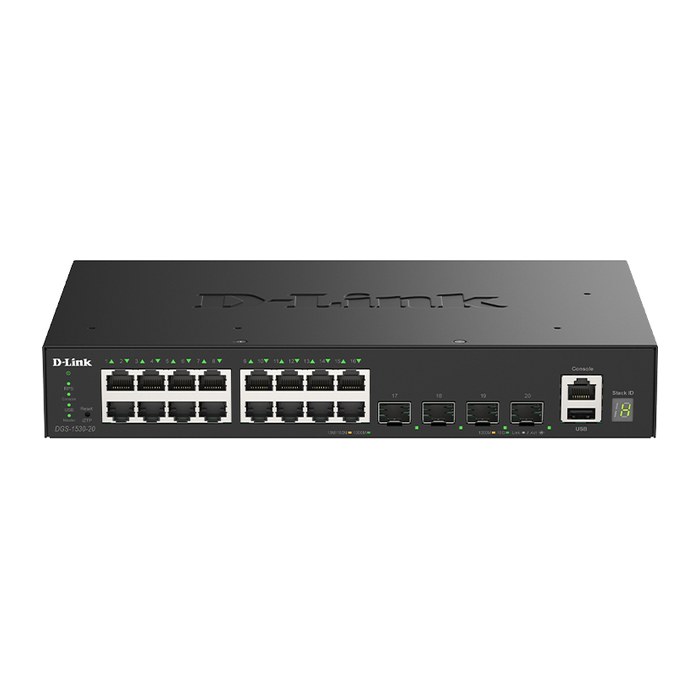 Switch 280mm D-Link DGS-1530-20 4*SFP+/16*GE retail