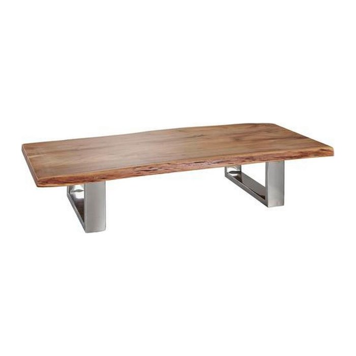WOHNLING Couchtisch rechteckig Massivholz akazie 115,0 x 58,0 x 25,0 cm, 1 St.