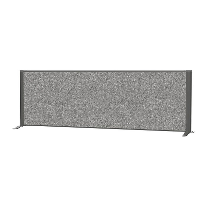 MAUL Akustik-Tischtrennwand MAULconnecto 9851689, dunkelgrau 160,0 x 50,0 cm, 1 St.