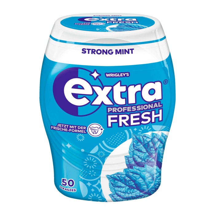 extra® STRONG MINT Kaugummis 50 Dragees, 1 St.