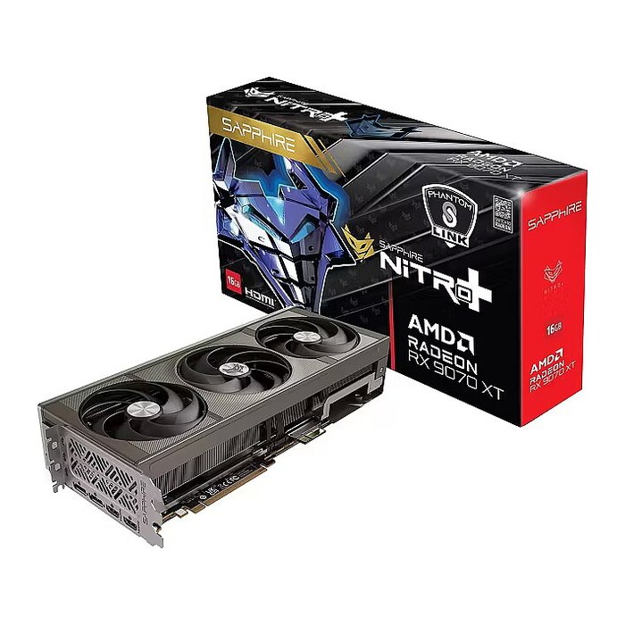 Sapphire Radeon RX9070XT Gaming OC Phantomlink 16GB GDDR6