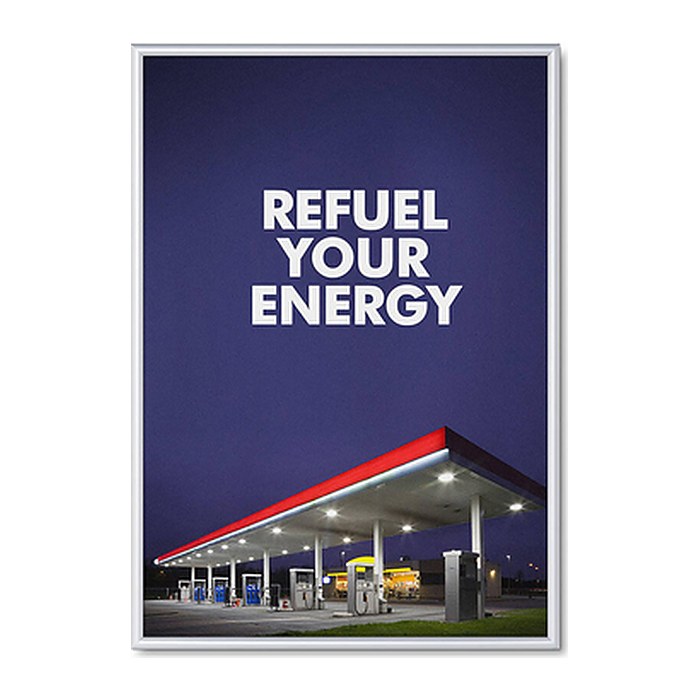 Showdown® Displays Klapprahmen silber 87,2 x 122,0 cm, 1 St.