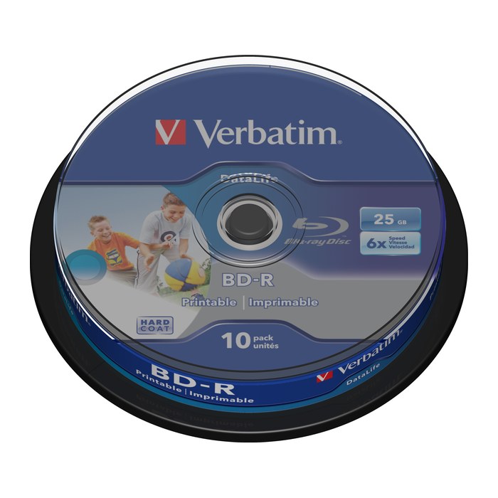 Verbatim BD-R Blu-ray 25GB 6x bedruckbar 10er Spindel