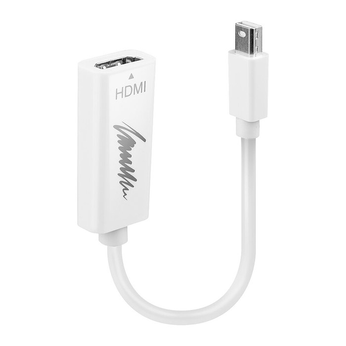 LINDY Mini-DisplayPort an HDMI Kabel 4K passiv 0.15m