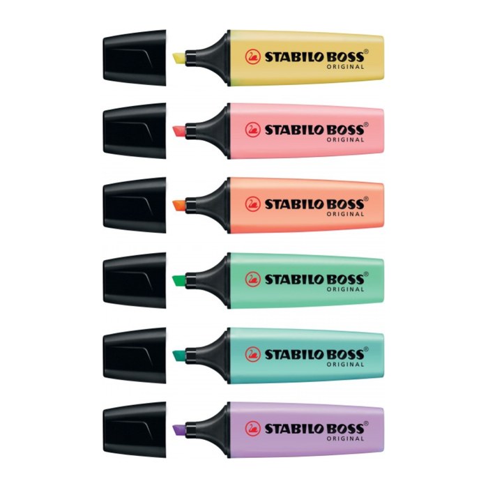 STABILO BOSS ORIGINAL Textmarker rot, 1 St.