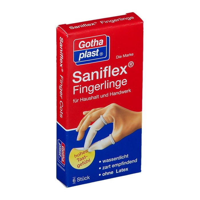 Gothaplast Fingerlinge Saniflex® weiß, 6 St.