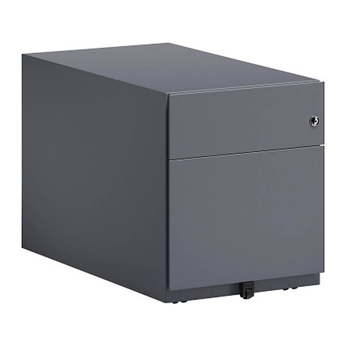 BISLEY Note Rollcontainer anthrazit 2 Auszüge 42,0 x 77,5 x 49,5 cm