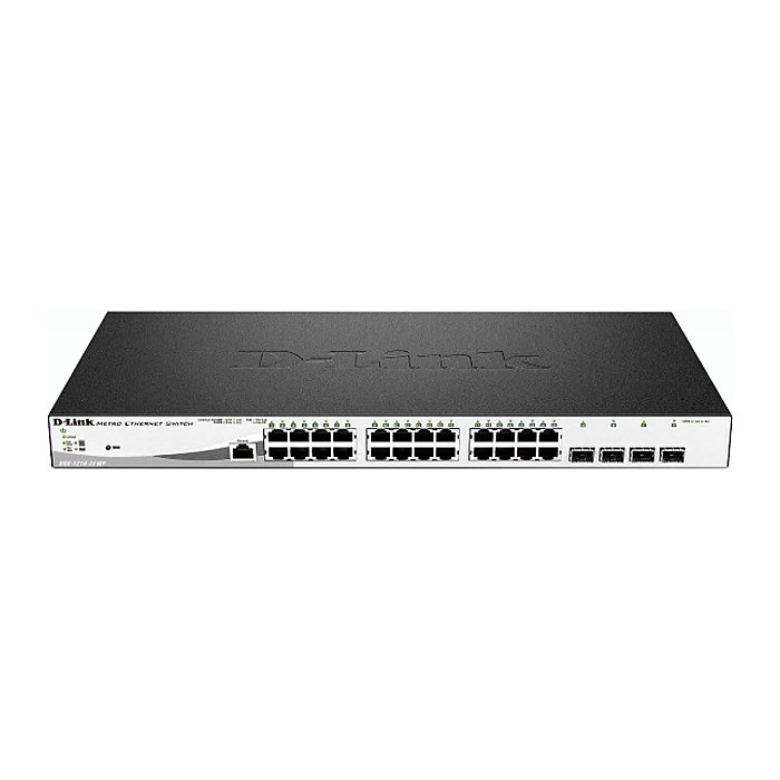 Switch 440mm D-Link DGS-1210-28MP 4*Combo/24*GE PoE+ retail