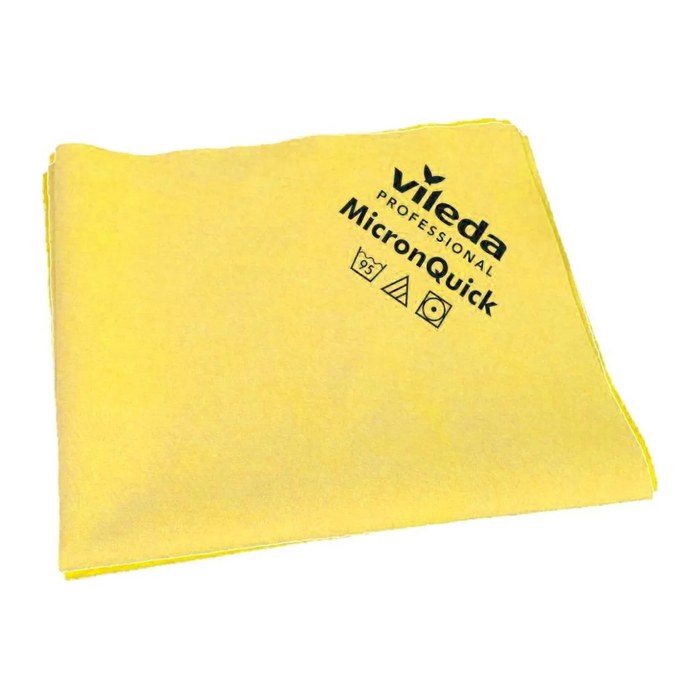 vileda® PROFESSIONAL r-MicronQuick Mikrofasertücher 95 °C waschbar, 5 St.