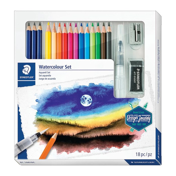 STAEDTLER Gemischtes Aquarell Set