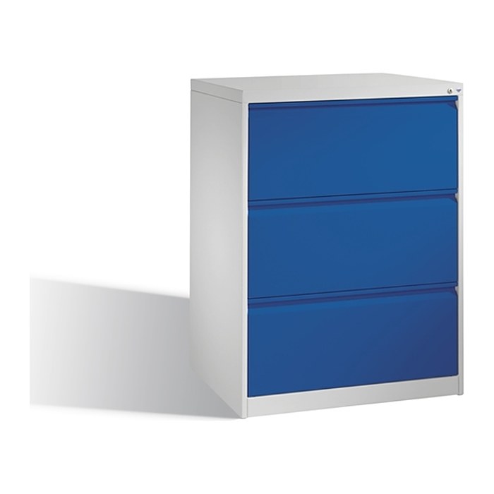 CP C 2000 Acurado Hängeregistraturschrank lichtgrau, blau 3 Schubladen 78,7 x 59,0 x 104,5 cm, 1 St.