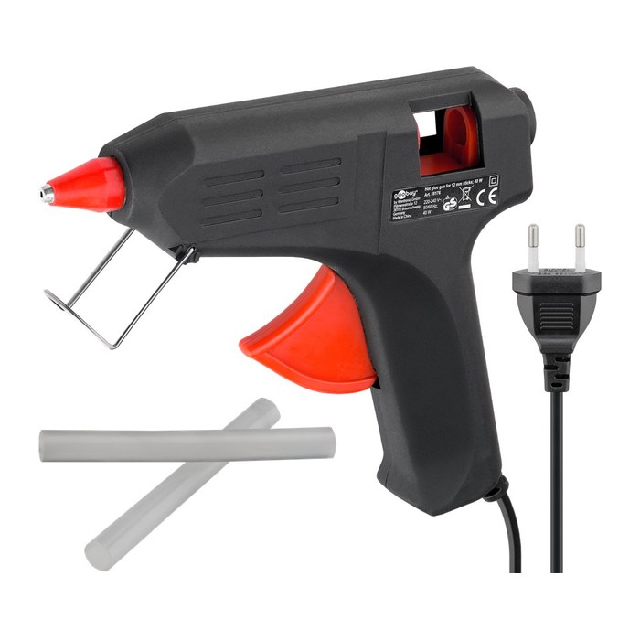 goobay 77826 Superior, 40 W Heißklebepistole-Set schwarz, grün, 1 St.