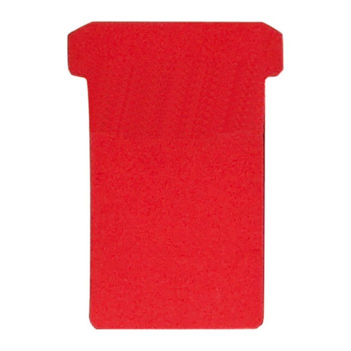 FRANKEN TK101 Größe 1 T-Steckkarten rot, 100 St.