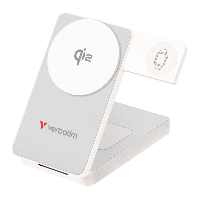 Verbatim Powerbank 10000mAh Charge'n'Go Qi2 Magnetisch Weiá