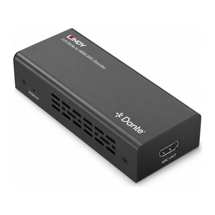 LINDY 2-Kanal Dante zu HDMI ARC Decoder