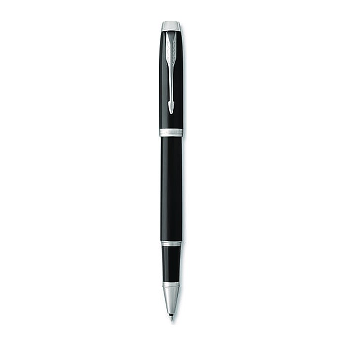 PARKER IM Tintenroller schwarz/silber 0,5 mm, Schreibfarbe: schwarz, 1 St.