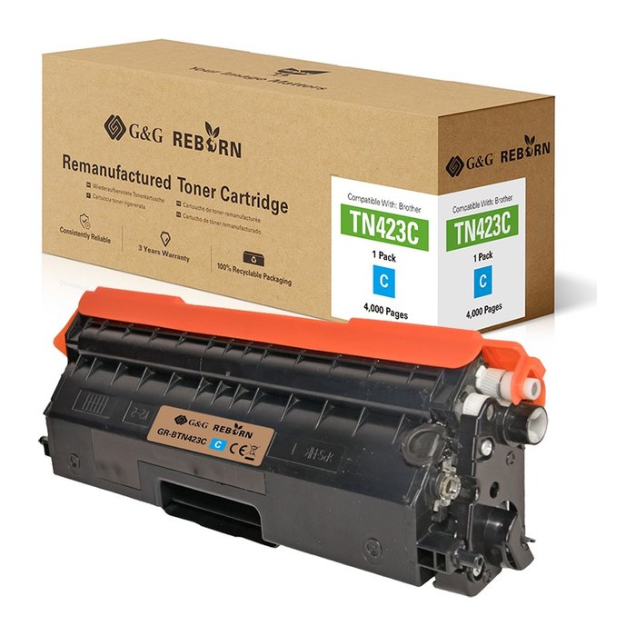 G&G Reborn-Toner kompatibel mit Brother TN-423C