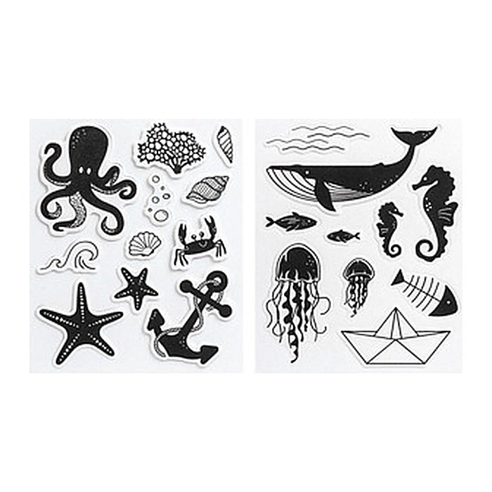 HEYDA Motivstempel-Set Maritim 10,0 - 55,0 mm, 1 St.