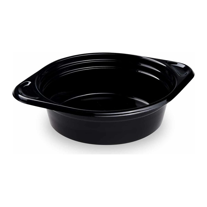 PROPAC Mehrweg-Suppenteller schwarz 500 ml, 12 St.