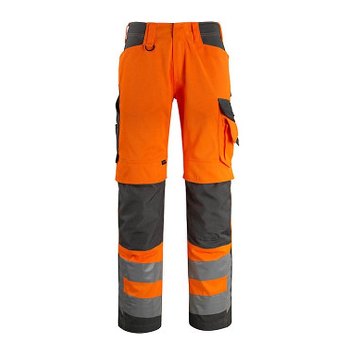 MASCOT® unisex Warnschutzhose Kendal  orange, dunkelanthrazit Größe 56